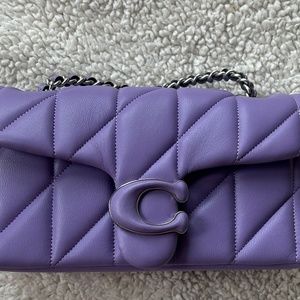 Coach tabby quilted 20 in Vivid purple